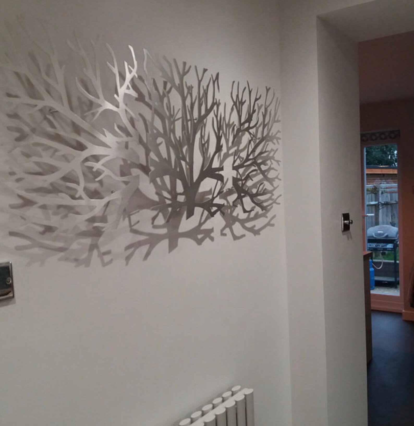 Metal Wall Art Tree of Life Decor 3D Sculpture 3 Piece Tree - Etsy