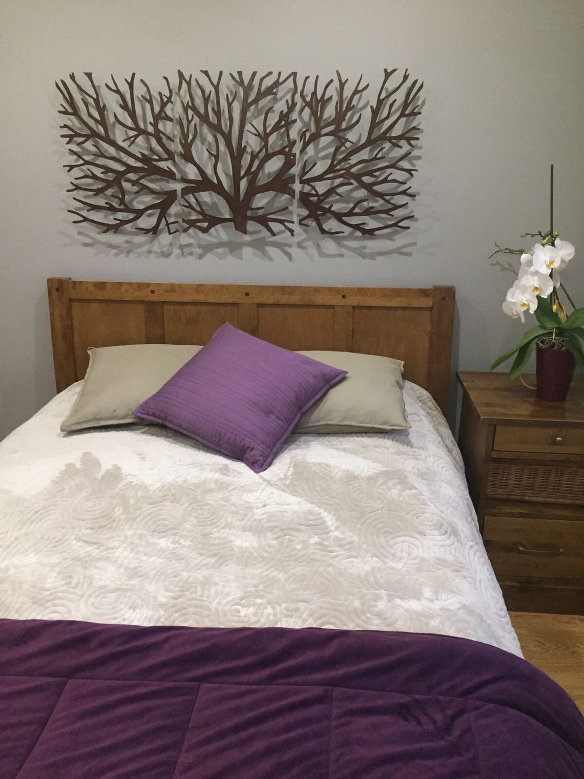 Tree of Life Metal Wall Art Decor 3D Sculpture 3 Piece Tree Etsy