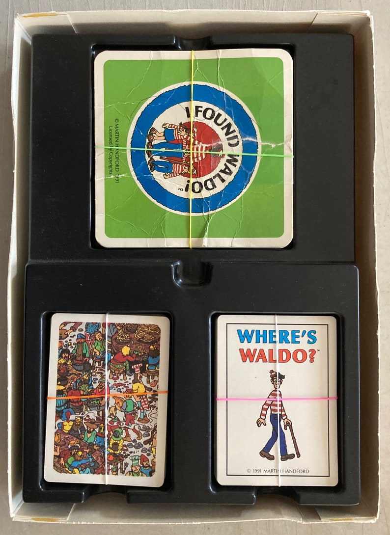 Vintage 1991 WHERES WALDO card game by International Games Inc image 3