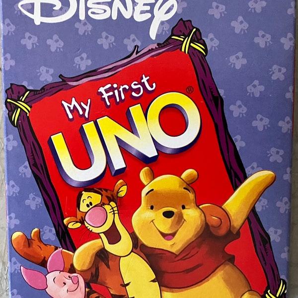 Vintage 2001 Disney Edition my first UNO card game by Mattel