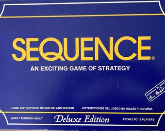 Vintage 1995 Deluxe Edition SEQUENCE CARD GAME by Jax Ltd Inc