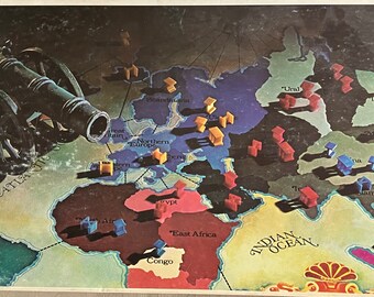 Vintage 1980 RISK game by Parker Brothers