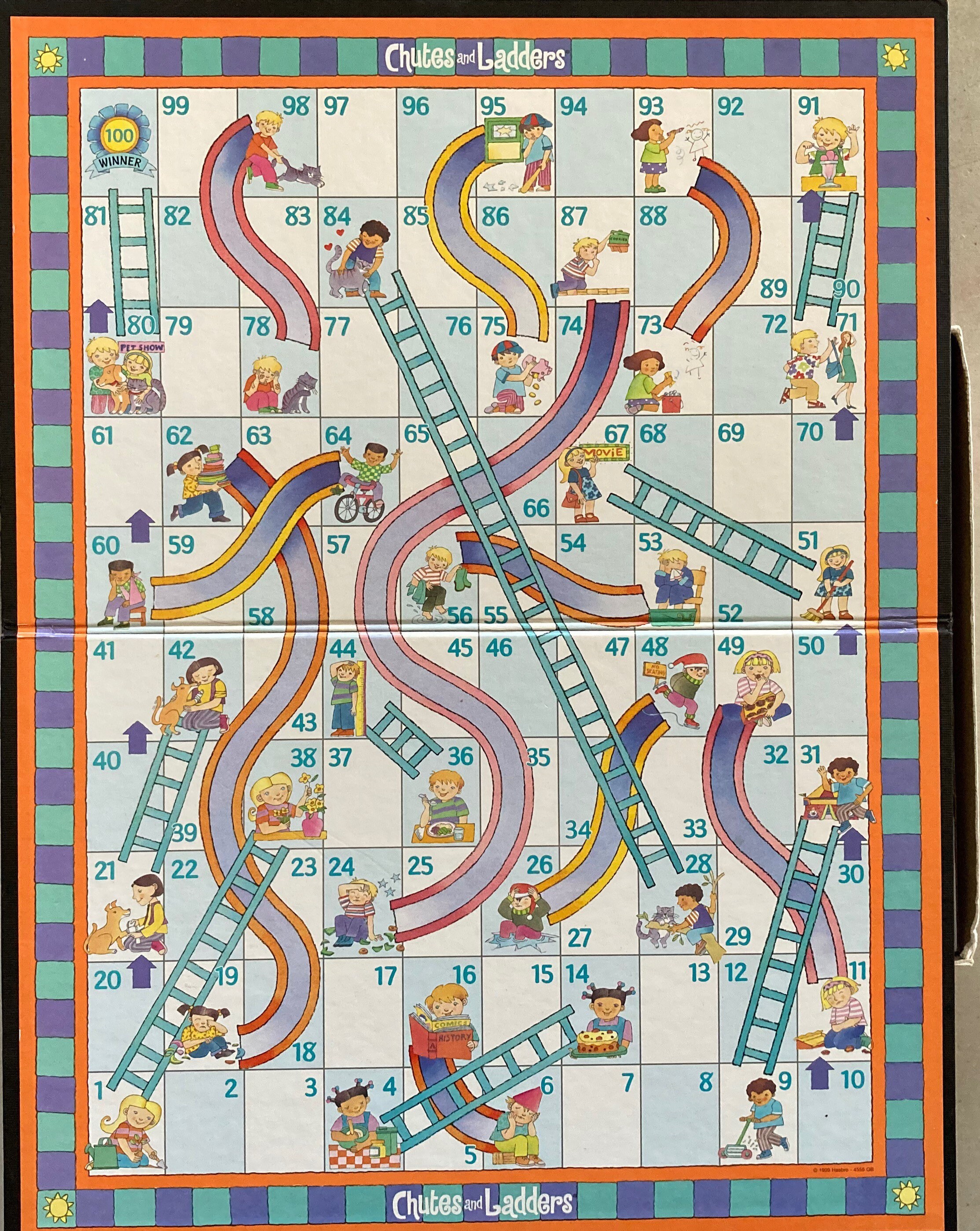 Printable Chutes And Ladders Printable Template