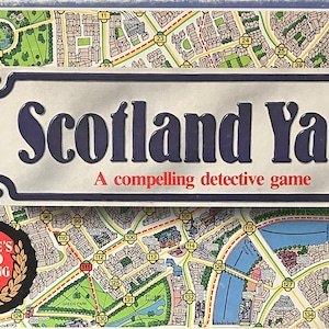 Vintage 1985 SCOTLAND YARD game by Milton Bradley