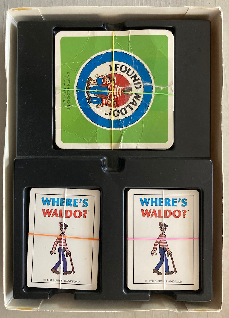 Vintage 1991 WHERES WALDO card game by International Games Inc image 2