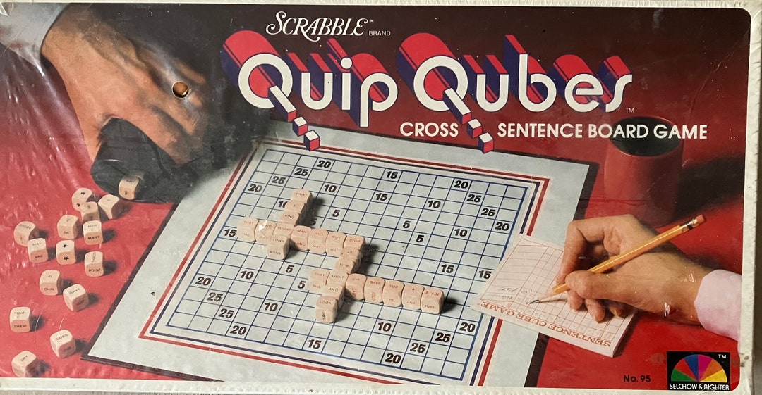 Quip Math Game Vintage NOS New Old Stock QUIP QUBES Game by Selchow and Righter - Etsy