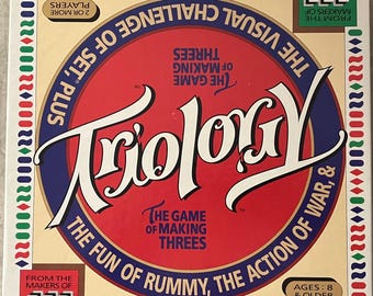 Vintage 1994 TRIOLOGY game by Set Enterprises Inc