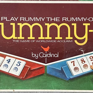 Vintage 1977 RUMMY-O Game by Cardinal Industries