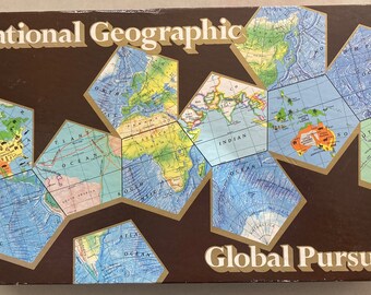 Vintage 1987 NATIONAL GEOGRAPHIC GLOBAL pursuit by National Geographic Society