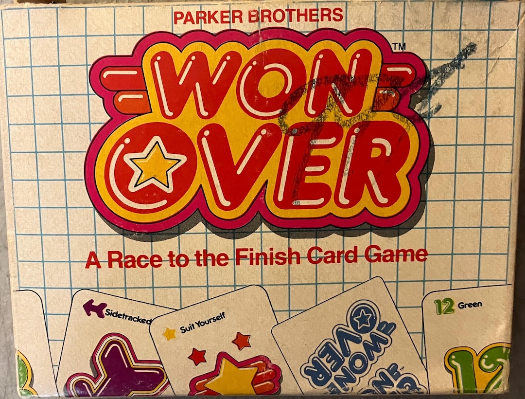 Won Over Vintage 1983 WON OVER Card Game by Parker Brothers - Etsy