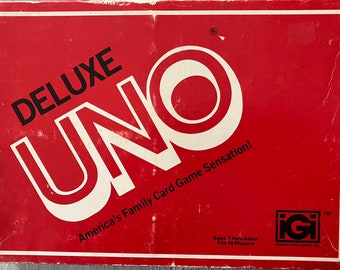 Vintage 1978 Deluxe UNO CARD GAME by International Games Inc