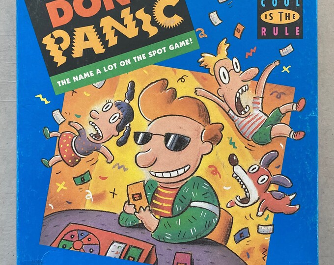 Vintage Dont Panic Board Game by Milton Bradley 100% Complete 1990
