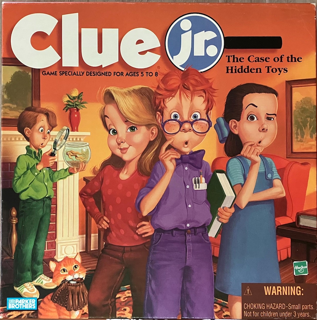 Vintage 1999 CLUE JR. Game by Parker Brothers - Etsy