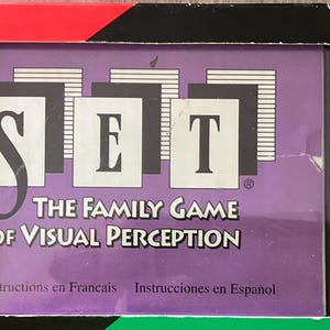 Vintage 1991 SET card game by Set Enterprises Inc