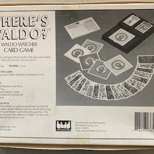 Vintage 1991 WHERES WALDO card game by International Games Inc image 6