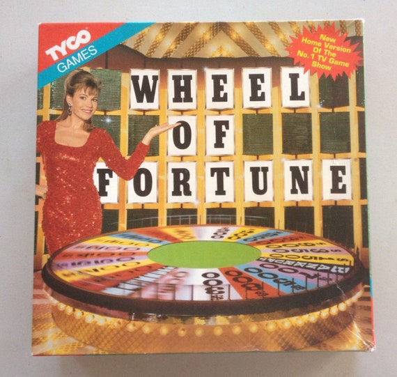 Vintage 1992 WHEEL of FORTUNE GAME by Tyco Games Etsy