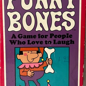 Vintage 1968 FUNNY BONES card game by Parker Brothers