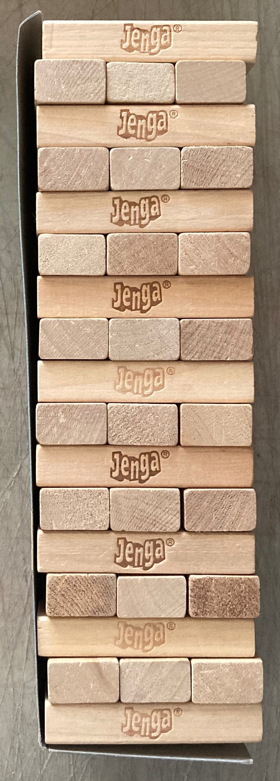 Vintage 1998 JENGA GAME by Parker Brothers - Etsy