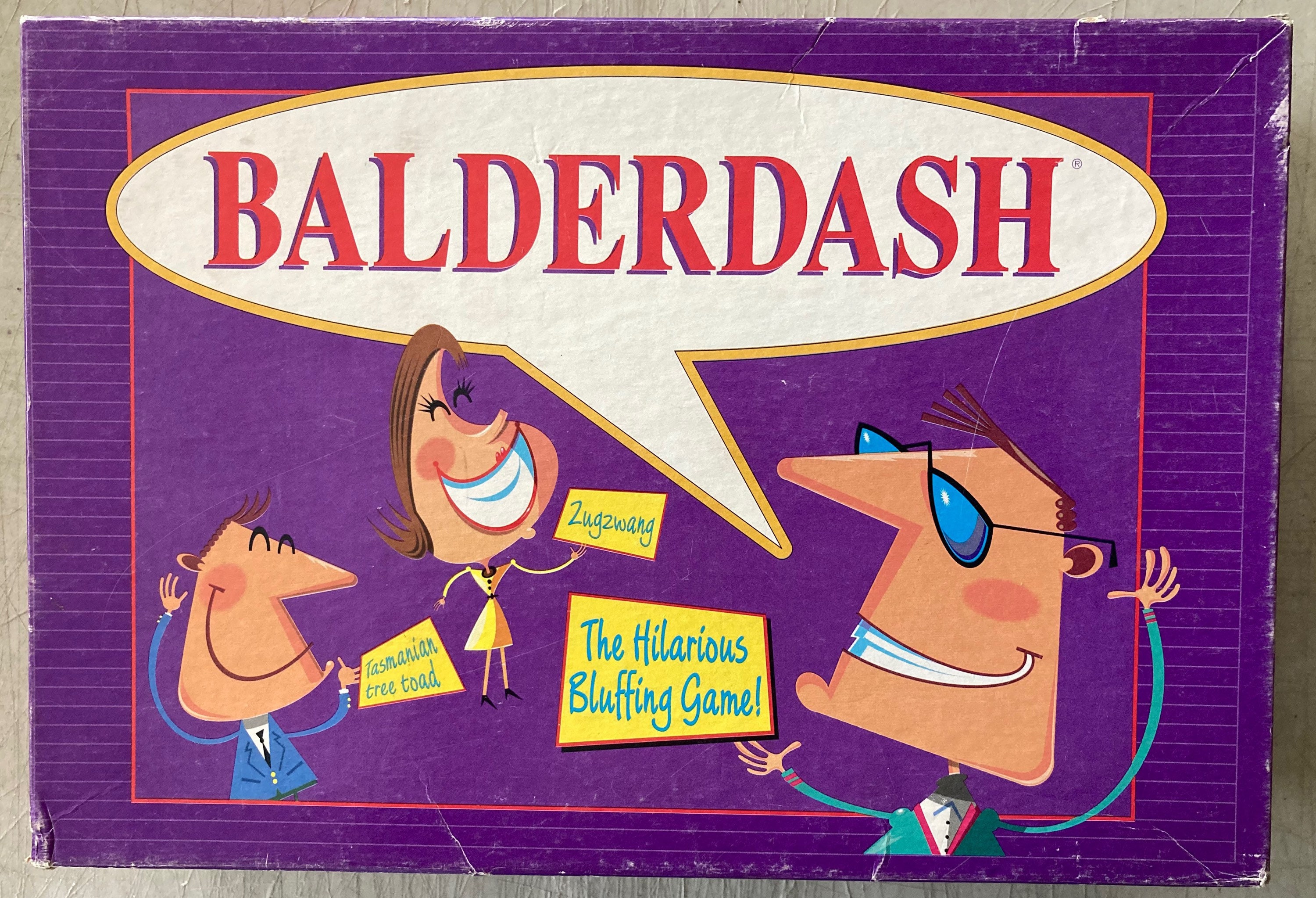 Vintage 1995 BALDERDASH GAME by Parker Brothers 