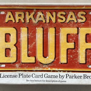 Vintage 1975 ARKANSAS BLUFF GAME by Parker Brothers