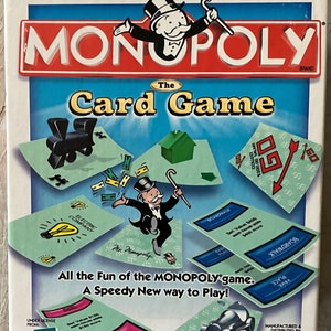 Vintage 2000 MONOPOLY CARD GAME by Winning Moves Games