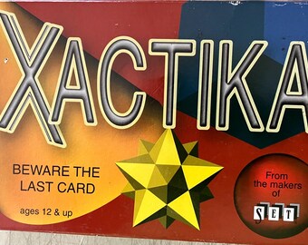 Vintage 2002 XACTIKA card game by Set Enterprises Inc