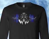 Wolf Native Spirt Shirt, Long Sleeve