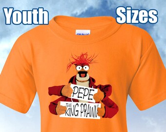 pepe the king prawn t shirt
