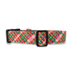 Plaid Christmas Dog Collar - Cute Dog Collar