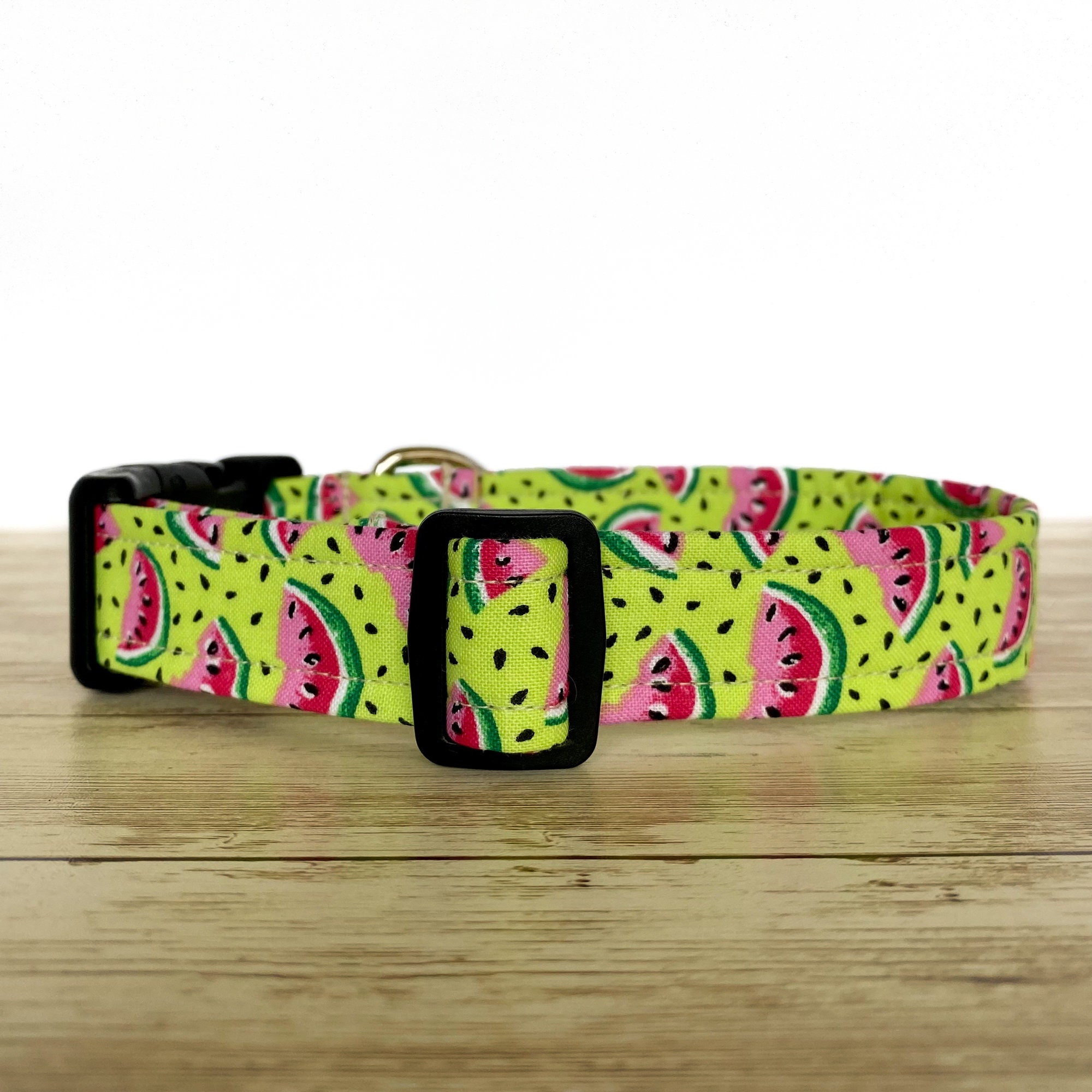 watermelon dog collar