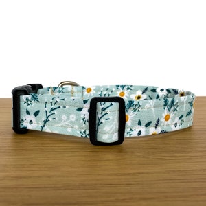 Spring Daisy Dog Collar, Cute Boho Floral Dog Collar Girl, Duitse herder Corgi en Boxer Dog Gifts, Puppy Collar voor New Puppy Gift,