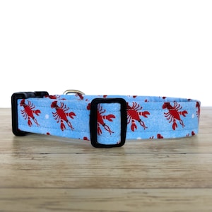 Lobster Dog Collar - Summer Dog Collar for Extra Small, Small, Medium, Large and Extra Large Dogs - Beach Dog Collar