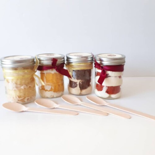 JAR CAKE/ 1 Jar Cake/ in a Jar/homemade//baked Goods/wedding Etsy