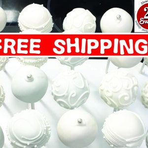 Cakepops 100 custom cake pops bulk order.   cake pops, commercial baked goods/homemade/sweets/pops/cakeballs/food service, restaurant food