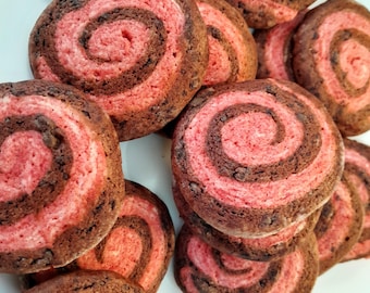 Pinwheel Cookies: 1 Dozen Homemade Party Favors, gourmet cookies