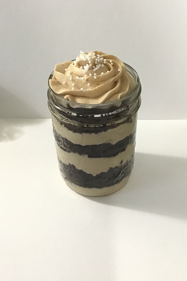 JAR CAKE/ 1 jar cake/ in a jar/homemade//baked goods/wedding favour/Christmas gift/23sweets/party favour/food gifts/cake/jar/birthday/favors Bild 7