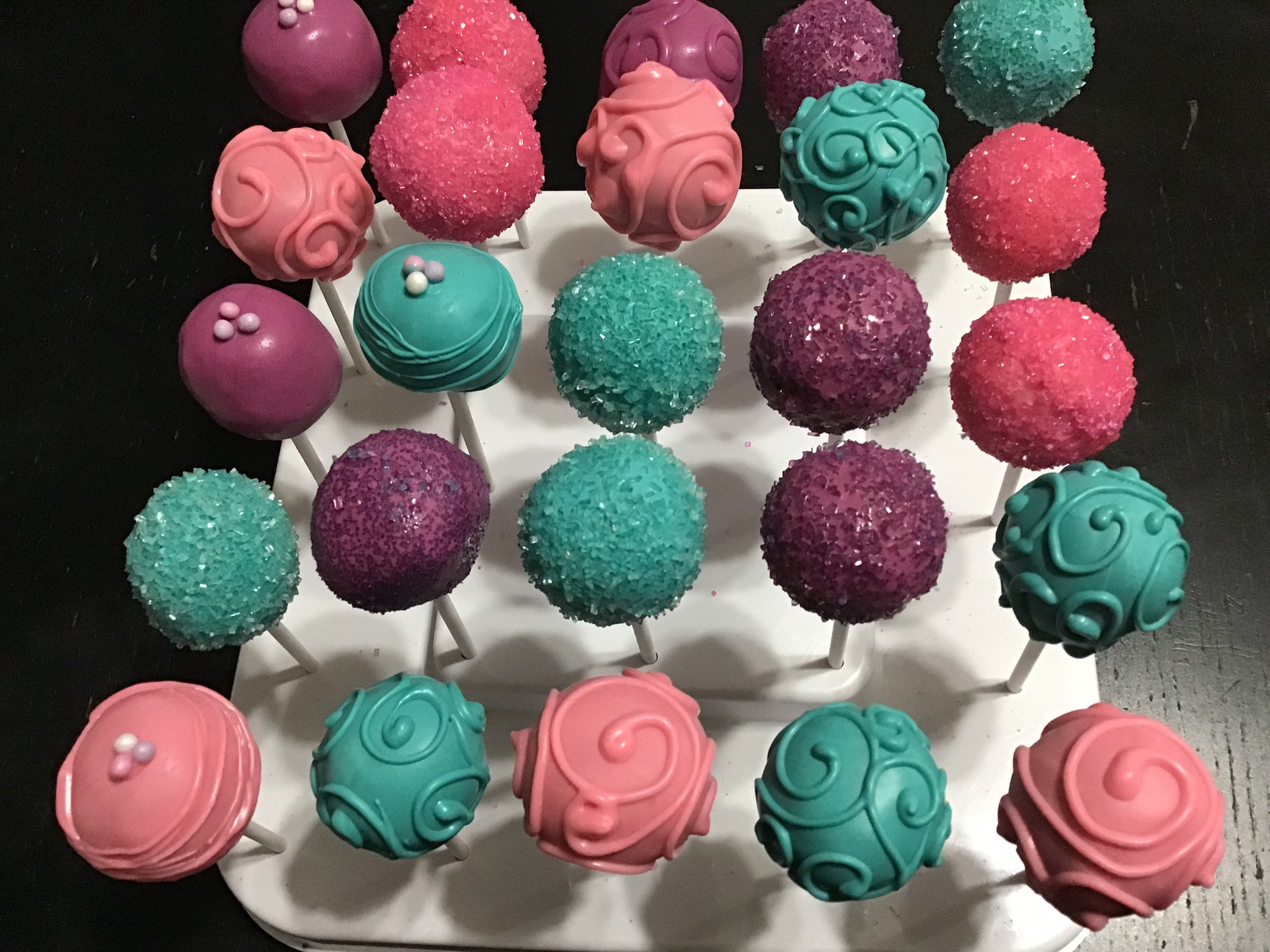 Cakepops 50 custom cake pops bulk order. cake pops Etsy