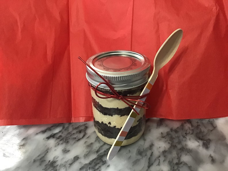 JAR CAKE/ 1 jar cake/ in a jar/homemade//baked goods/wedding favour/Christmas gift/23sweets/party favour/food gifts/cake/jar/birthday/favors image 6