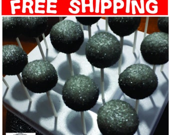 Cakepops, 100 Wedding Disco Ball Cakepops: Custom Elegant Party Favors