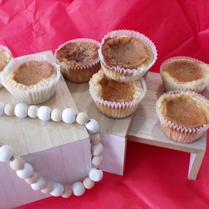 Homemade Butter Tarts: Gourmet Pastry, 1 Dozen (With or Without Raisins)