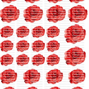 ROSES ROUGES COMESTIBLES, 30 fleurs prédécoupées, différentes tailles, gaufrette papier, gâteau, décorations pour cupcakes, décoration de cupcakes, végétalien