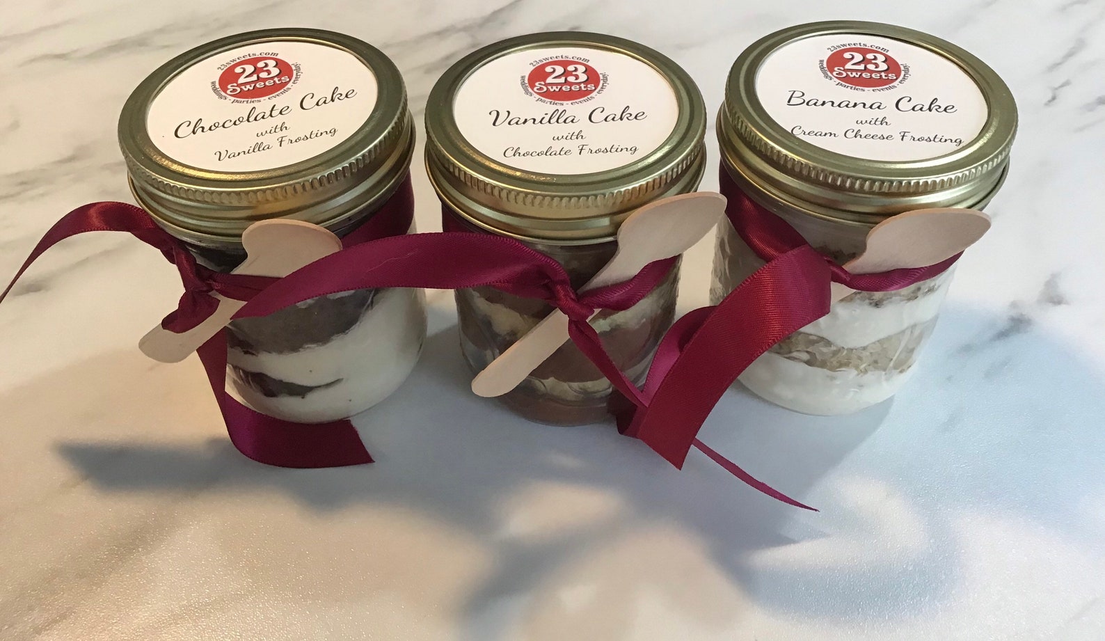JAR Cake/cake in a Jar/homemade/cake/baked Goods/wedding Etsy Canada