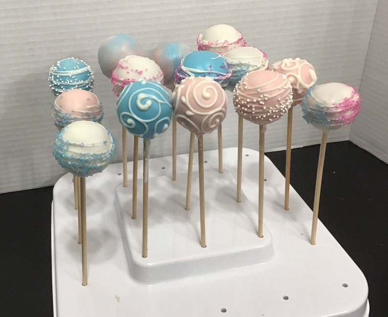 CAKE POPS Gender Reveal 1 Dozen 23sweets Baked Etsy
