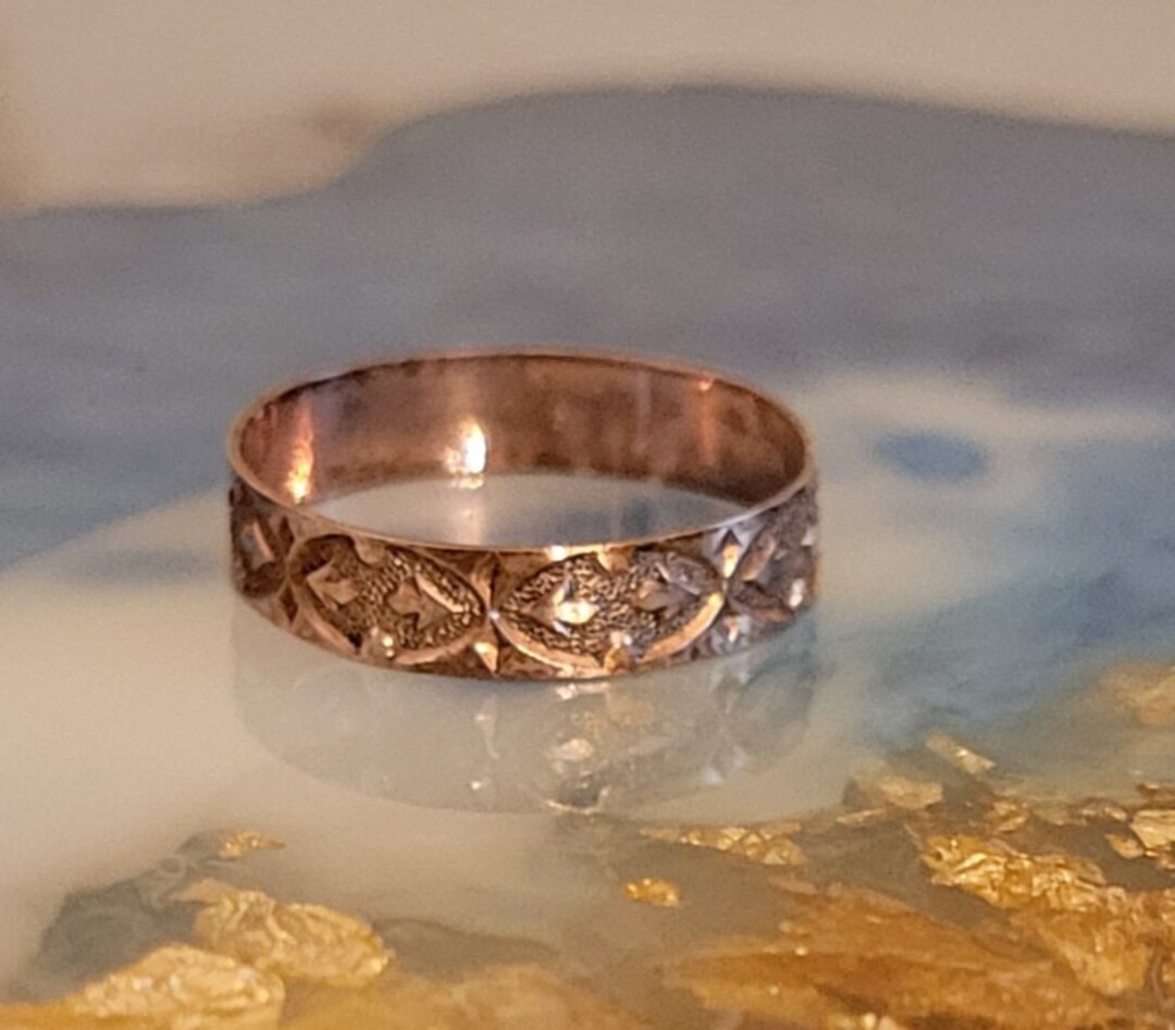 Antique Small Ring, Size 3, Gold Filled Band, Victorian Ring - Etsy
