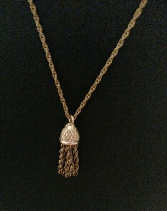 Gold Filled Tassel Necklace