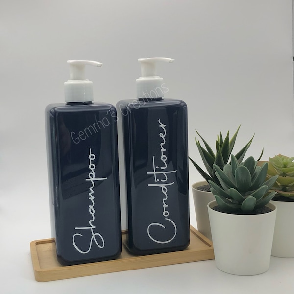 Navy Blue With White Bathroom Soap Dispenser Etsy