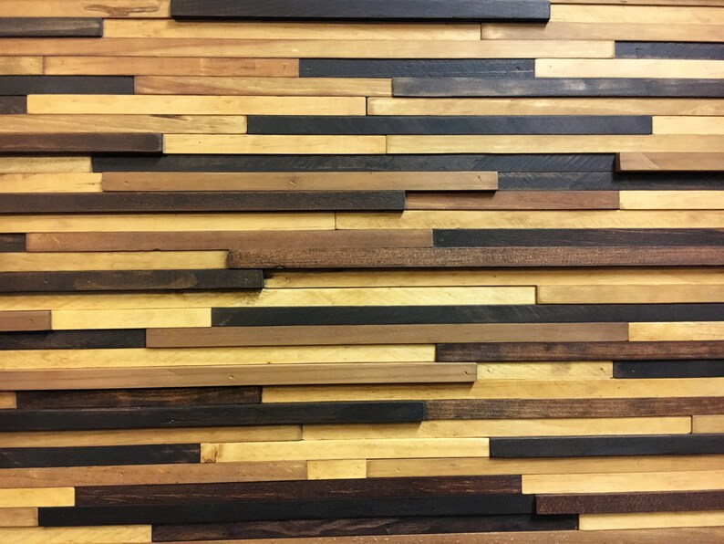 Wood Stained Slats Wall Art FREE SHIPPING image 5