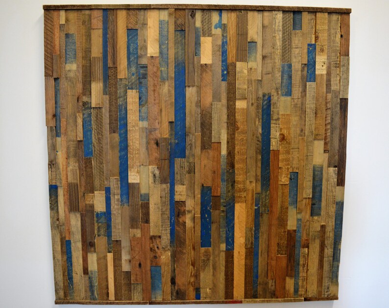 Reclaimed Wood Wall Art FREE SHIPPING Etsy
