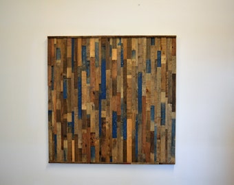 Reclaimed Barn Wood Wall Art: Handmade Rustic Decor