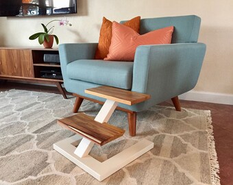 Customizable Color/Wood Floating Pet Steps